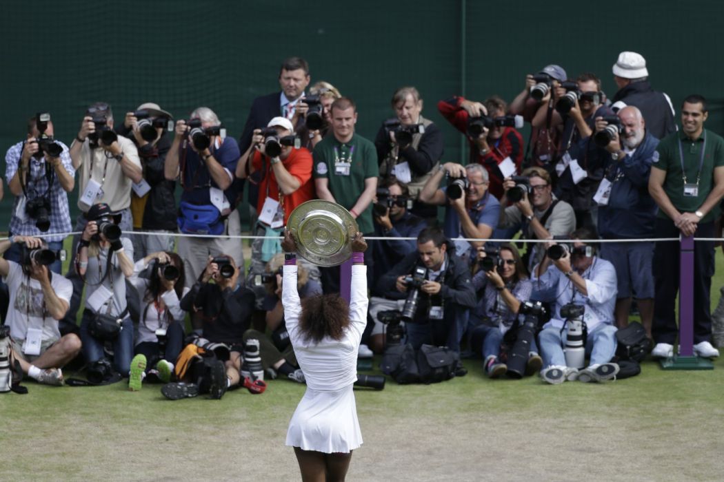 US player Serena Williams poses for phot