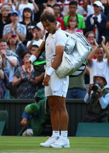 Rafael Nadal erlebte gegen Dustin Brown sein blaues Wunder. Raus in Runde zwei!