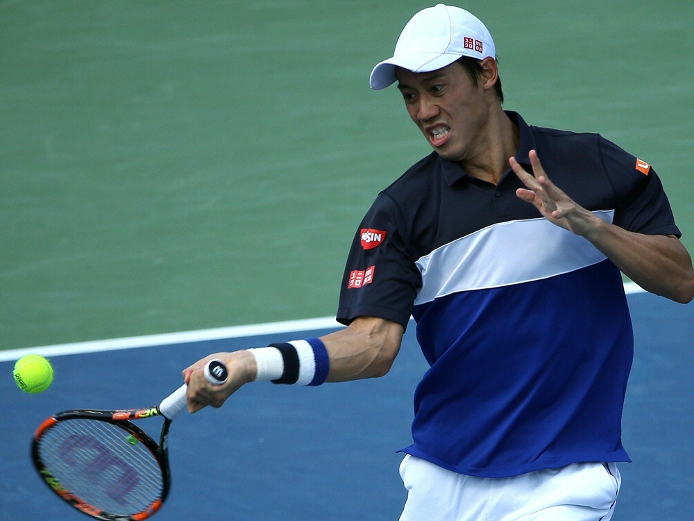 Nishikori gewann das Finale gegen Isner in drei Sätzen