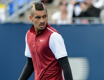 Nach Pöbelei gegen Wawrinka: Bewährungsstrafe für Kyrgios