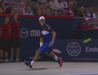 Im Video: Tweener-Lob von Nishikori