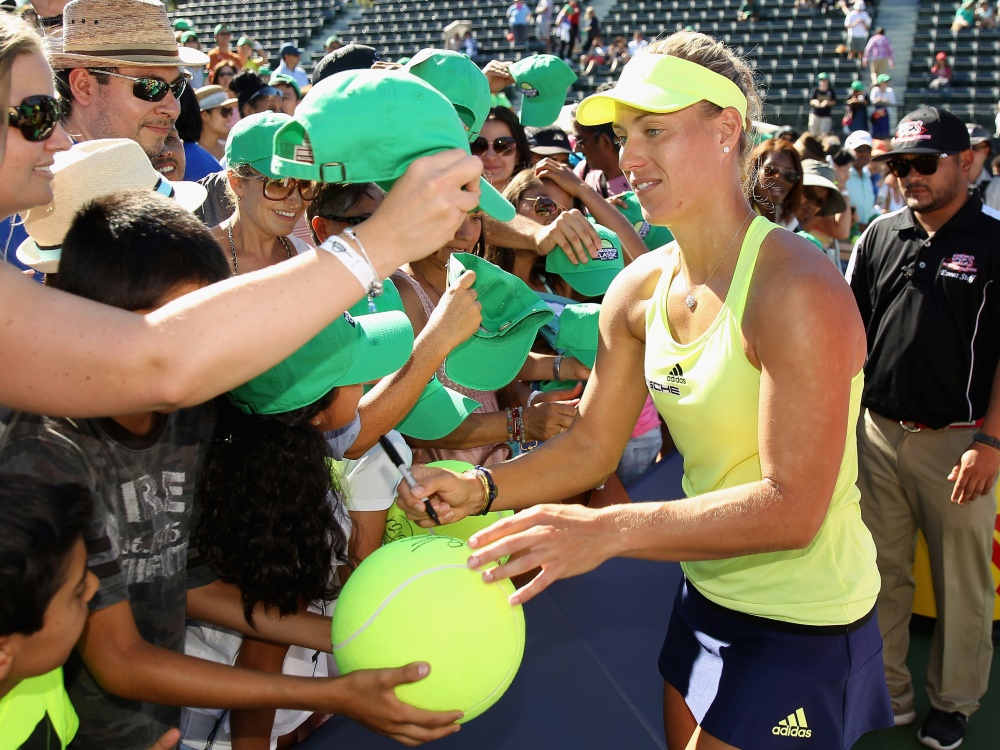 Angelique Kerber hat die zweite Runde erreicht