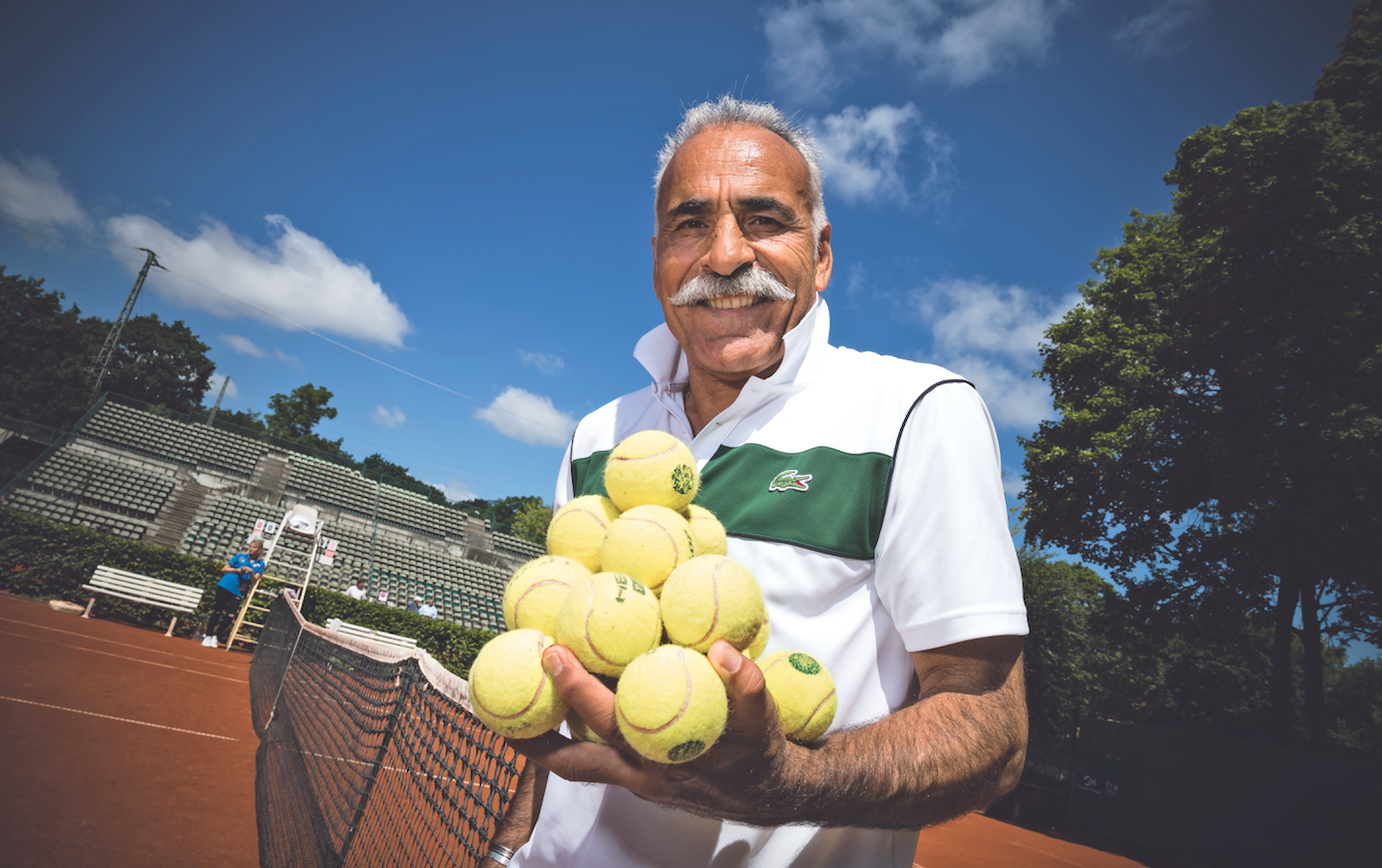 TrickshotLegende Mansour Bahrami im VideoInterview tennis MAGAZIN