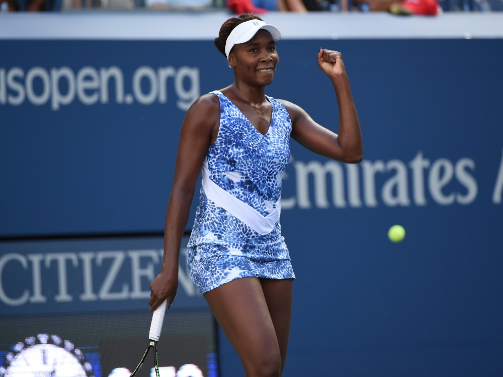 Venus Williams steht im Viertelfinale der US Open