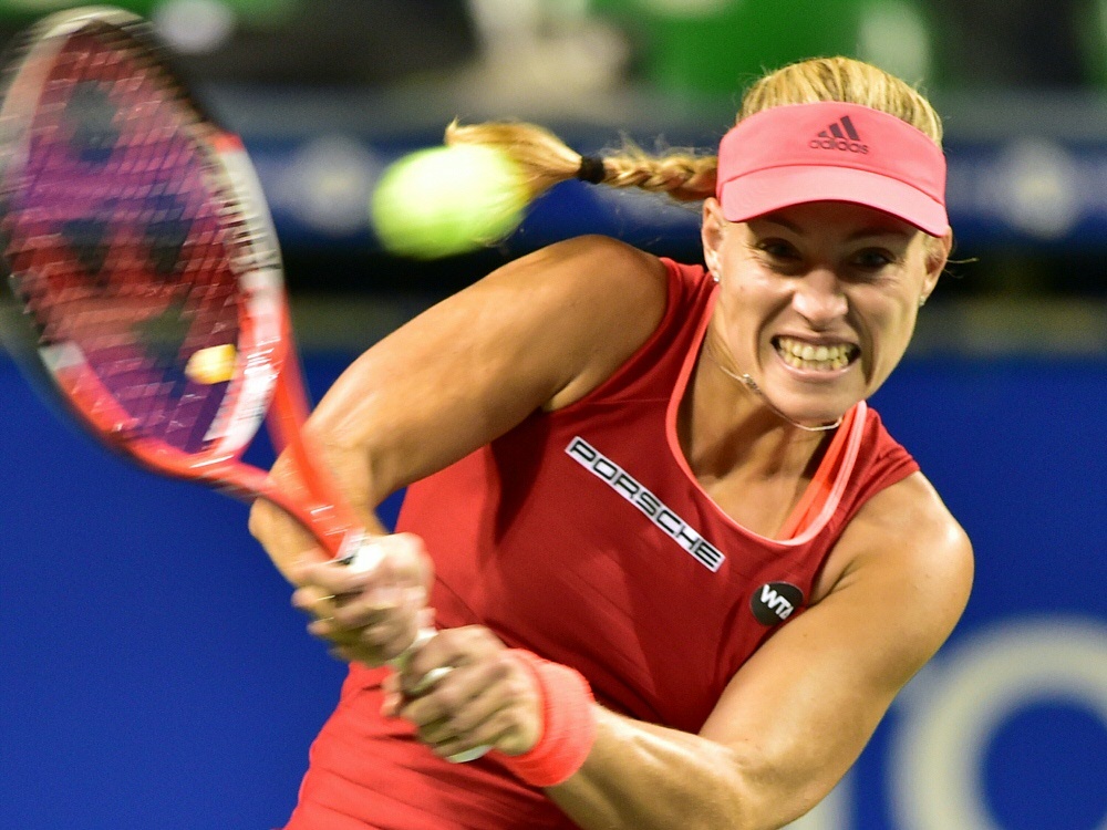 Angelique Kerber im Achtelfinale von Wuhan