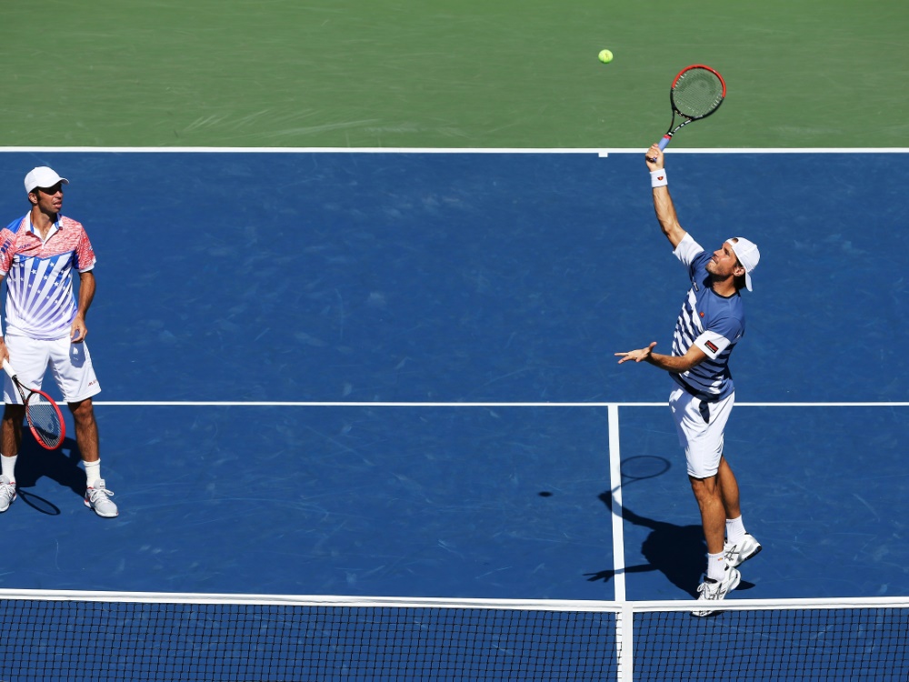 Haas (r.) und Stepanek (l.) scheitern im Achtelfinale