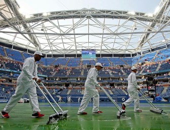 US Open: Frauen-Halbfinals wegen Regens auf Freitag verschoben