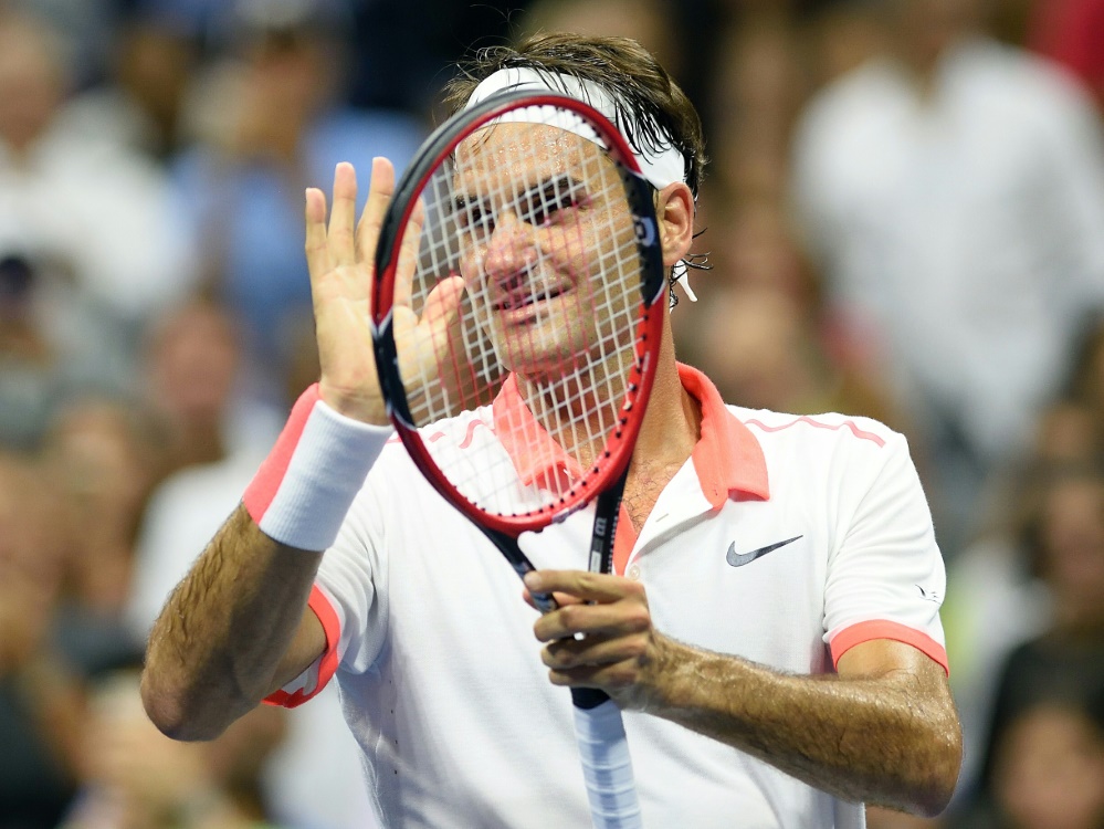 Roger Federer eilte in die dritte Runde der US Open