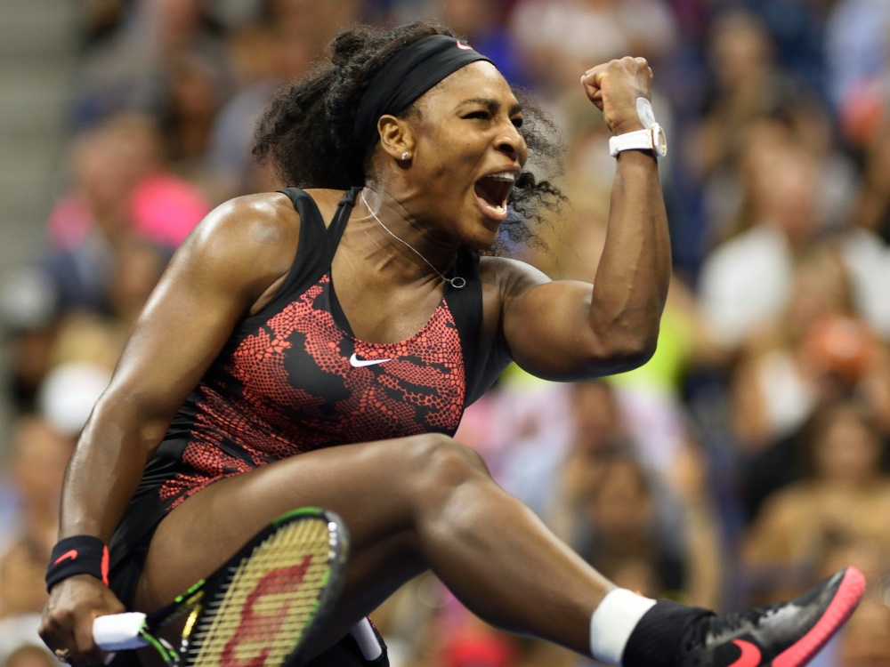 Serena Williams zitterte sich ins Achtelfinale der US Open