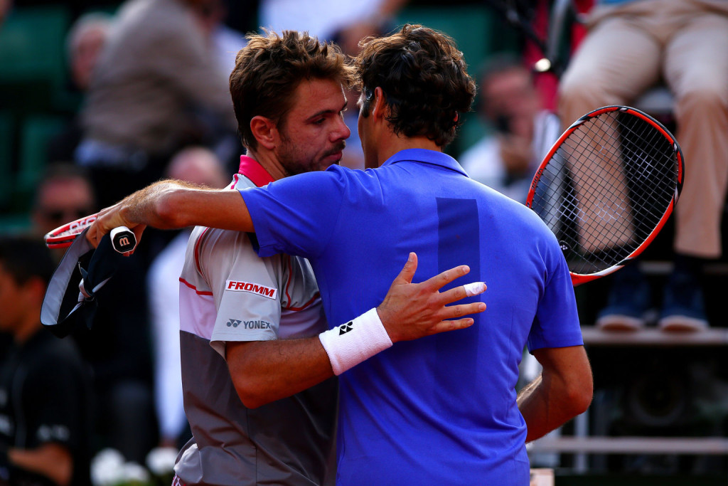 Eine Nation, zwei unterschiedliche Typen: Stan Wawrinka (l.) und Roger Federer aus der Schweiz