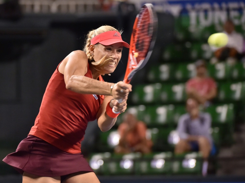 Angelique Kerber im Halbfinale beim WTA-Turnier in Wuhan