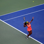 Aufschlag Serena Williams