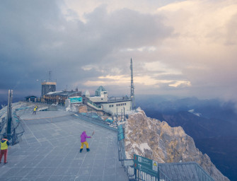 Der „White Club“ auf der Zugspitze: ganz hohes Tennis