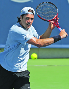 NICKS LIEBLING: Haas und Nick Bollettieri haben noch heute viel Kontakt. Als 13-Jähriger zog der Deutsche in die Akademie der Trainerlegende nach Florida.