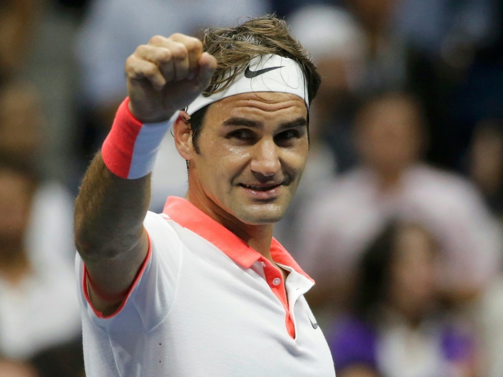 Roger Federer nimmt am Rasenturnier in Stuttgart teil