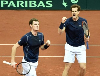 Murray-Brüder bringen Großbritannien in Führung: Noch ein Sieg fehlt zum Davis-Cup-Triumph