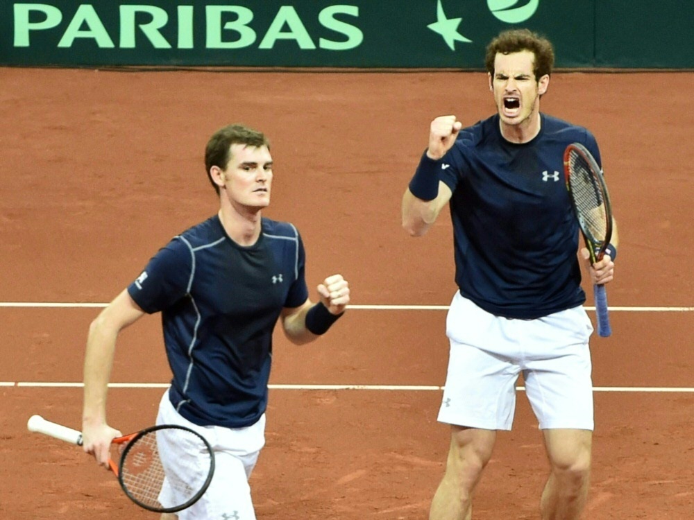 Murray-Brüder entscheiden das Doppel für sich
