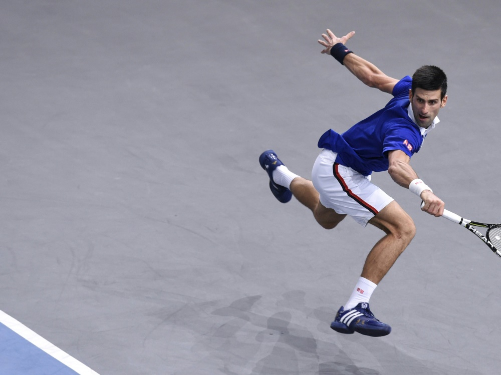 Novak Djokovic steht im Halbfinale von Paris