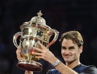 Federer gewinnt zum siebten Mal in Basel