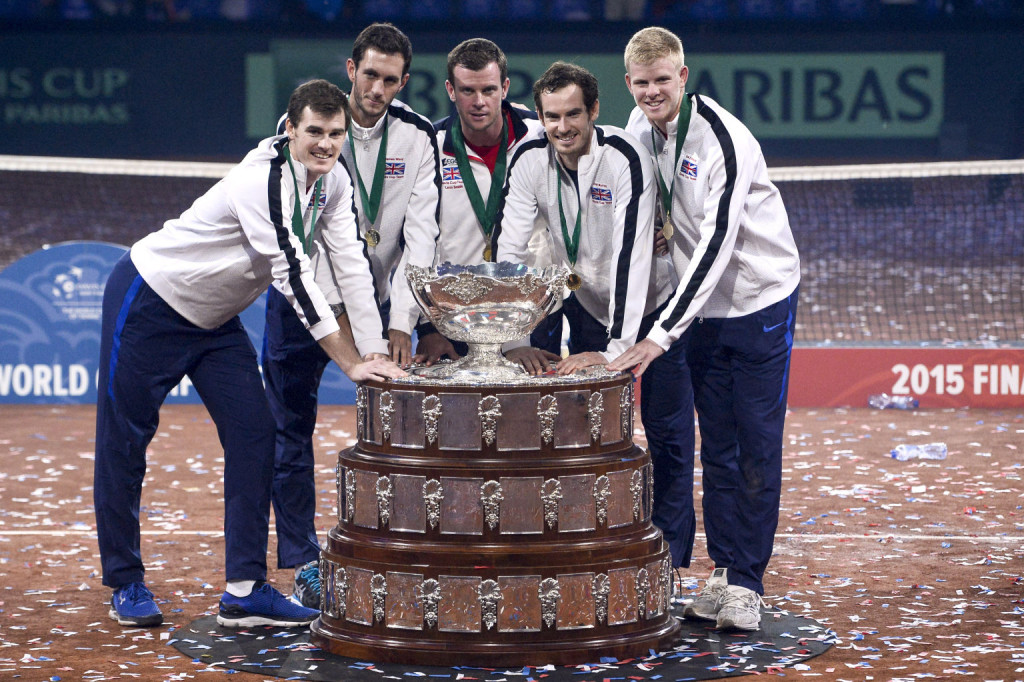 Murray und und das britische Davis Cup-Team