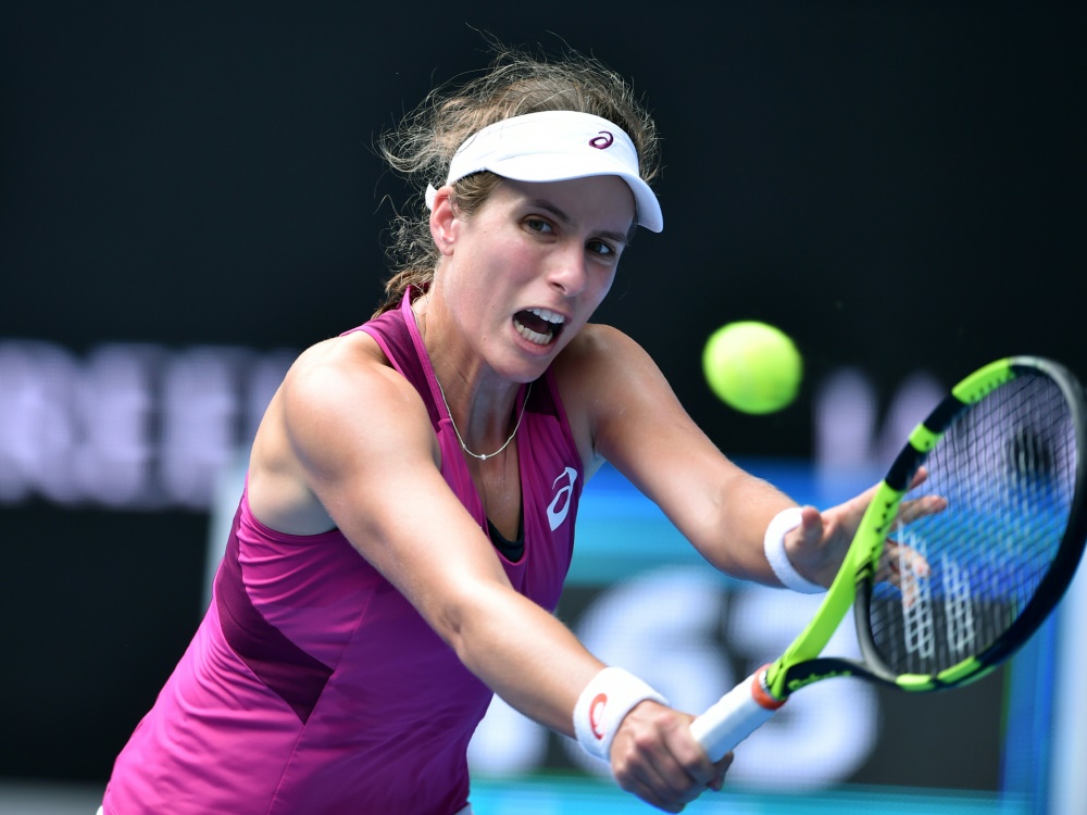 Fan-Liebling Johanna Konta steht im Viertelfinale