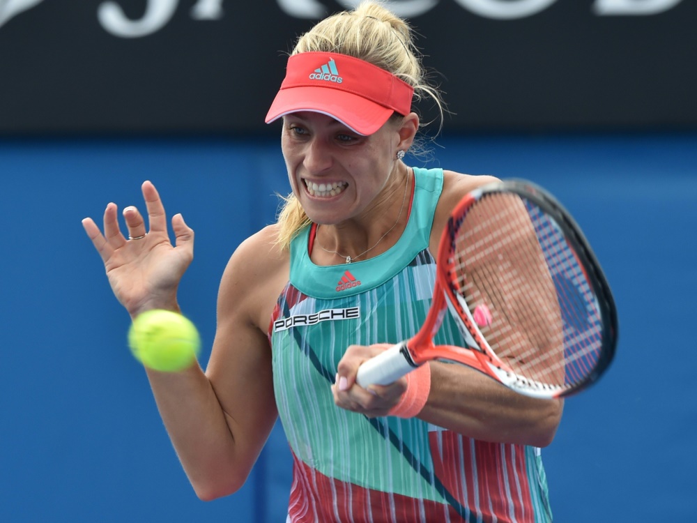 Angelique Kerber nach Zittersieg in Runde zwei