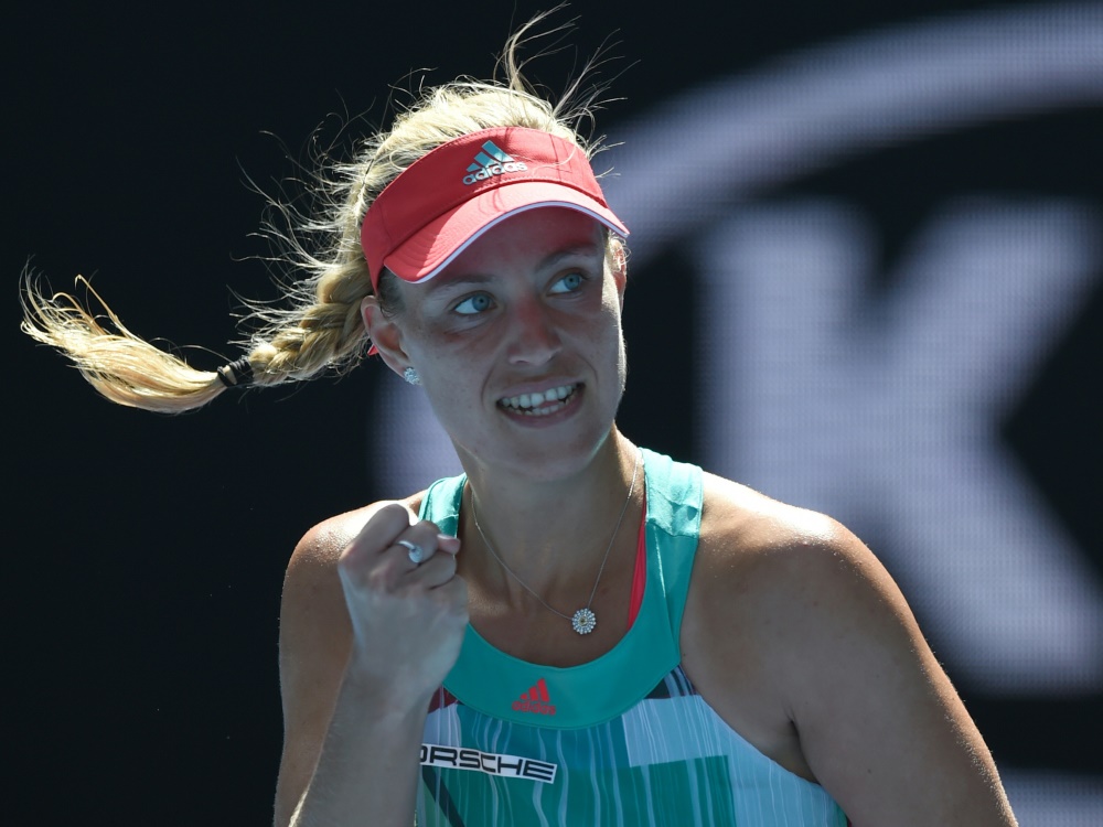 Angelique Kerber steht nach einer souveränen Leistung im Achtelfinale von Melbourne