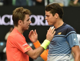 Australian Open: Raonic besiegt Wawrinka in 5 Sätzen