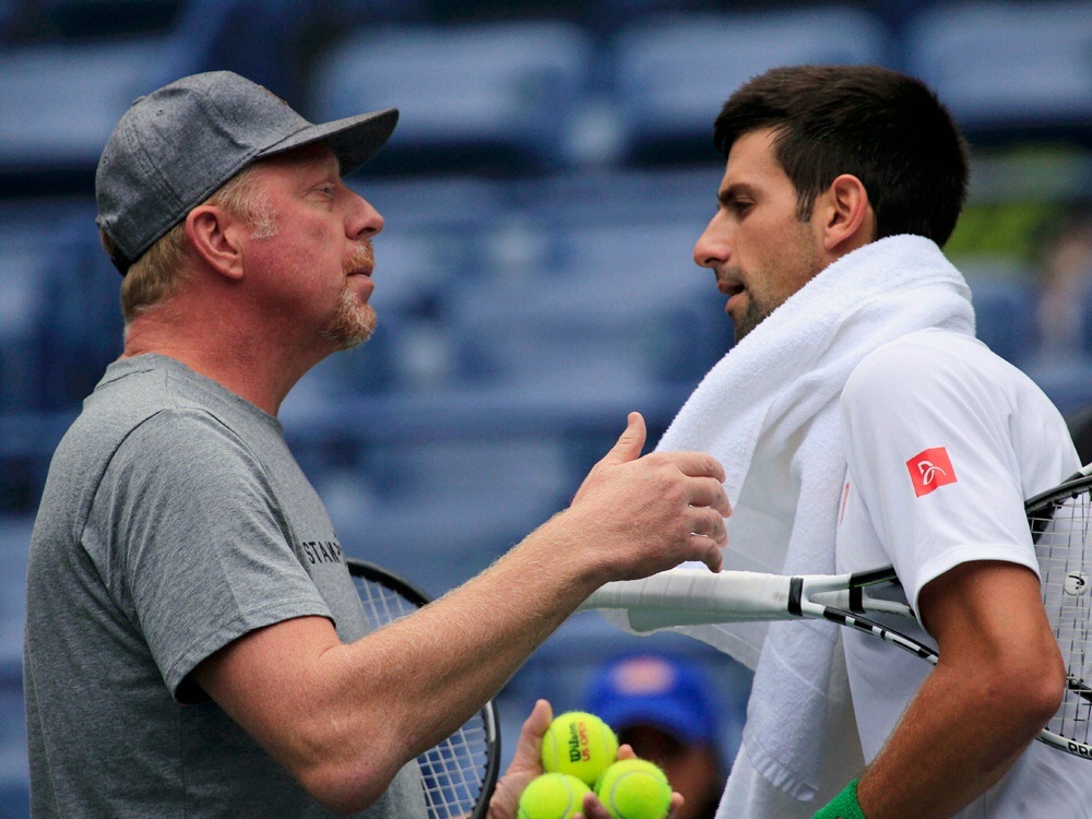 Boris Becker zeigt sich zufrieden mit seinem Schützling