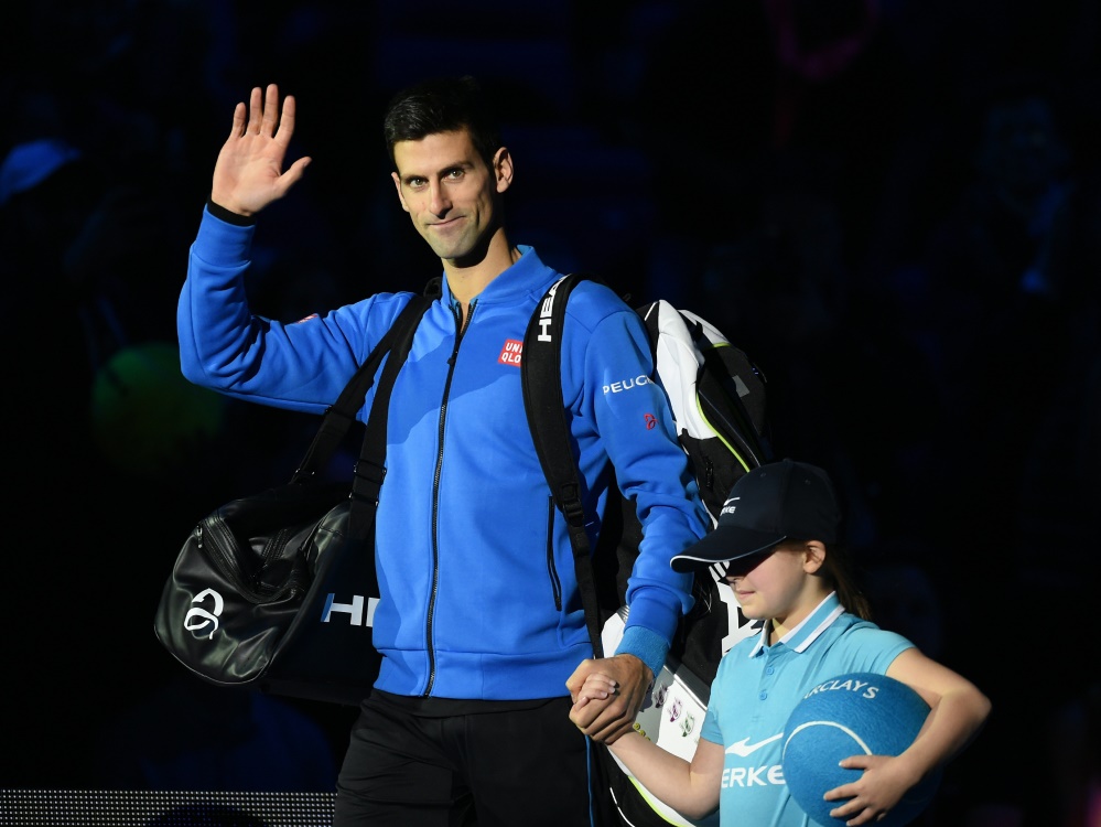 Novak Djokovic gibt sich gelassen