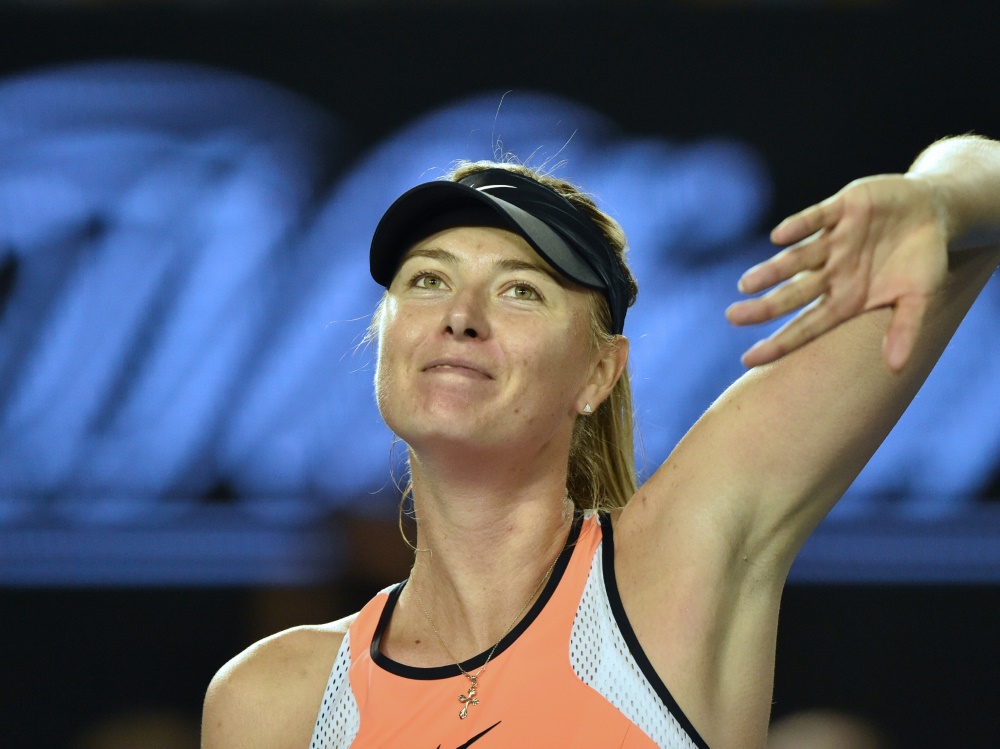 Superstar Maria Scharapowa kämpfte sich ins Viertelfinale von Melbourne