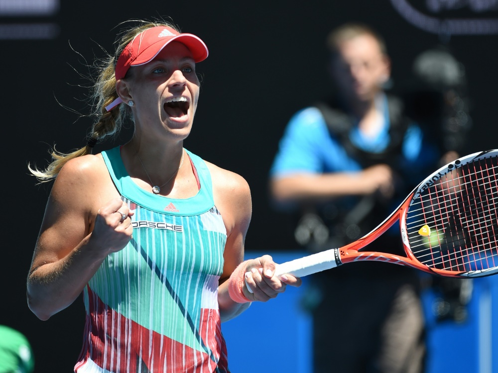 Angelique Kerber steht im Viertelfinale der Australian Open