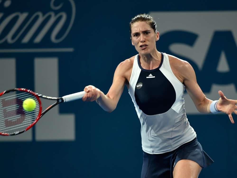 Andrea Petkovic feierte einen souveränen Sieg