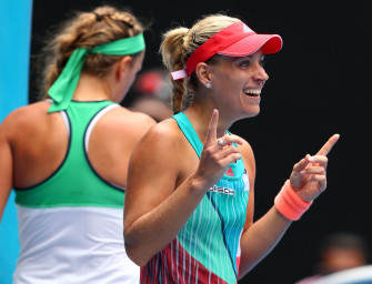 Im Video: So siegte Kerber gegen Azarenka