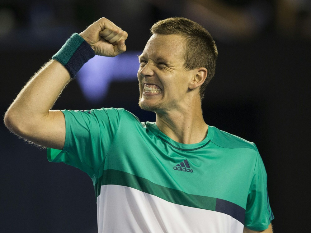 Tomas Berdych führt das tschechische Davis-Cup-Team an