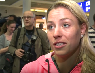 Im Video: Angelique Kerber nach ihrer Landung in Deutschland!