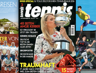 tennis MAGAZIN 3/2016: Blick ins Heft