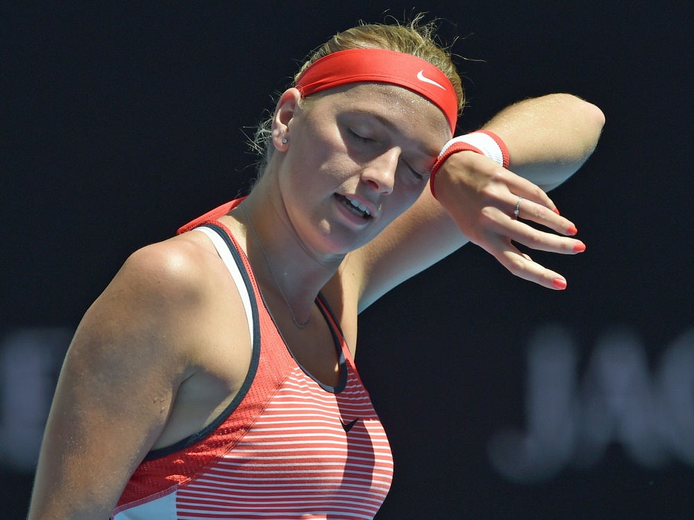 Petra Kvitova unterliegt gegen Monica Niculescu