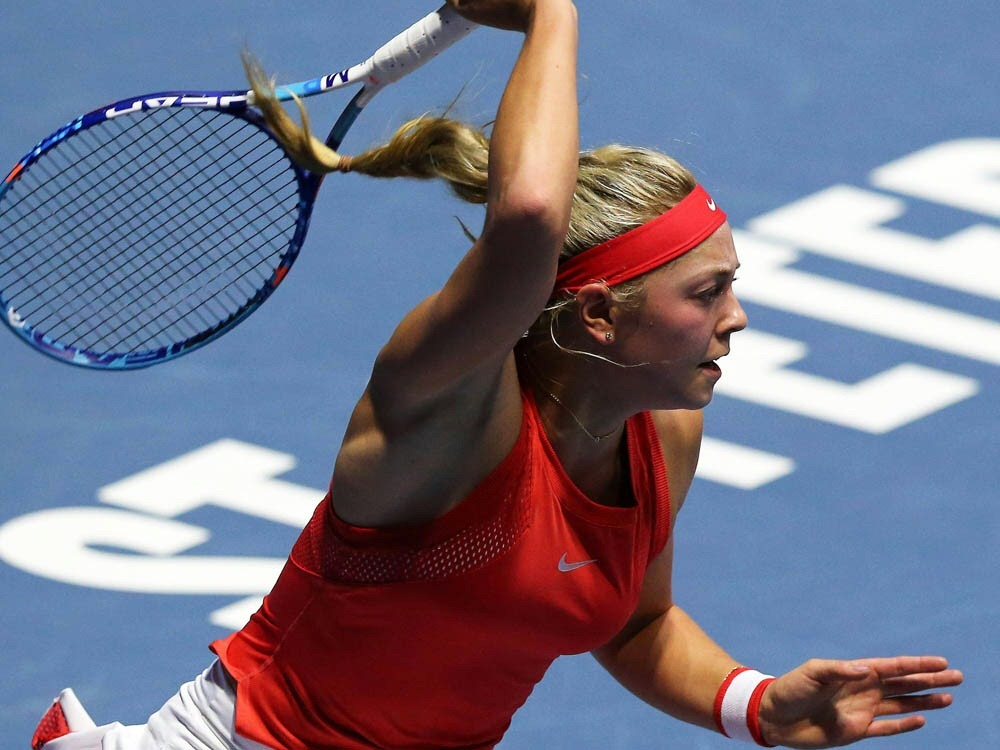 Carina Witthöft verliert ihr Match gegen Jelena Jankovic