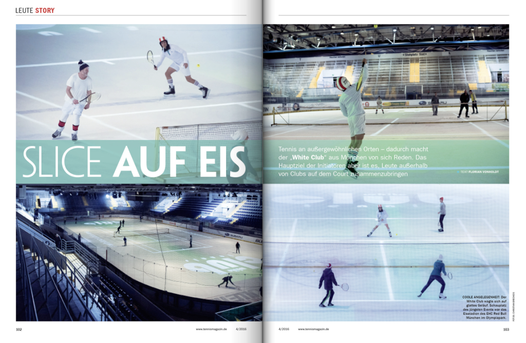 tennis MAGAZIN 4/2016: Story über den White Club aus München