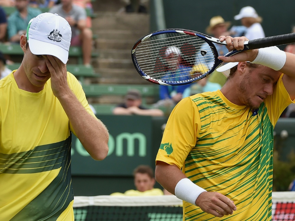 Australiens Davis-Cup-Team steht vor dem Erstrunden-Aus