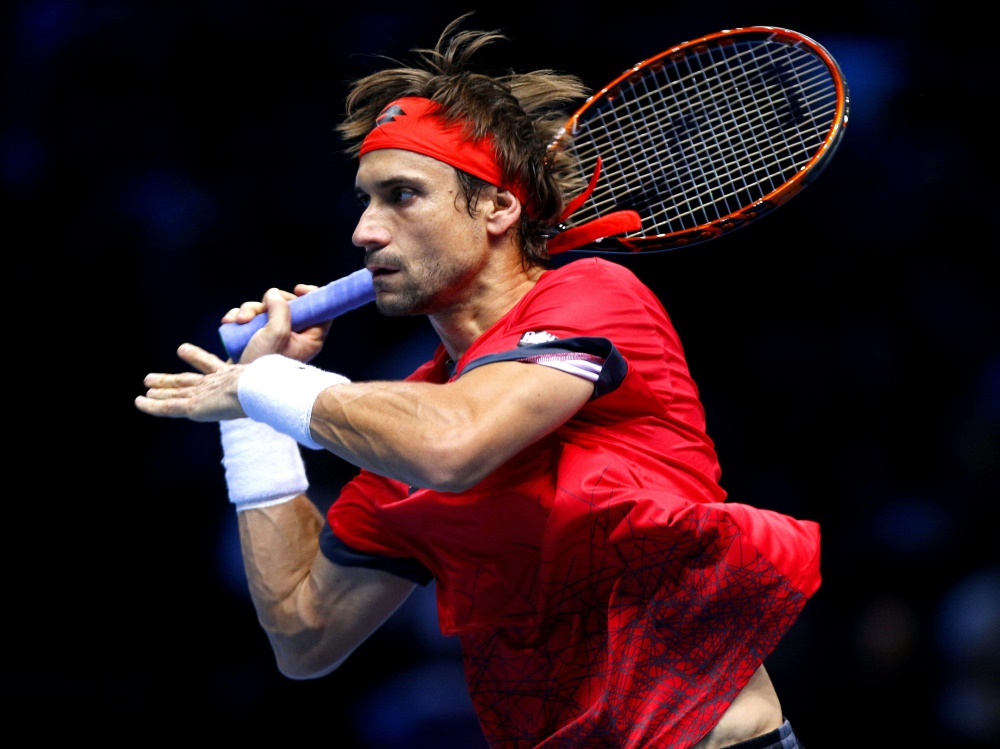 An der Wade verletzt: der Spanier David Ferrer