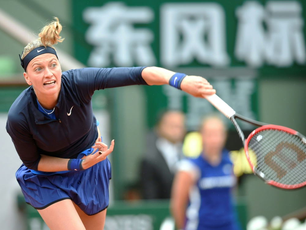 Kvitova übersteht erste Runde der French Open nur knapp
