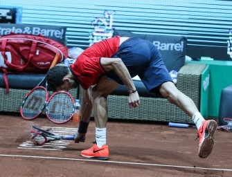 Drei Rackets zertrümmert: Dimitrov entschuldigt sich nach Ausraster