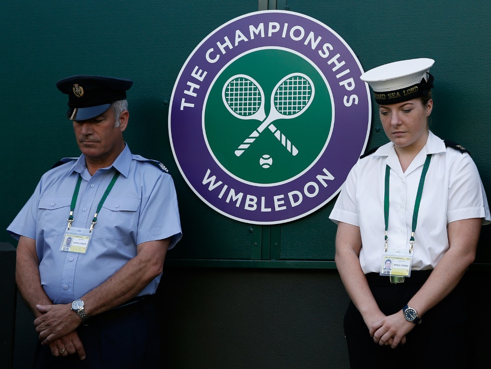 Wimbledon gleicht einem Hochsicherheitstrakt