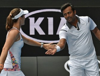 Hingis/Paes gewinnen erstmals Mixed-Titel von Paris