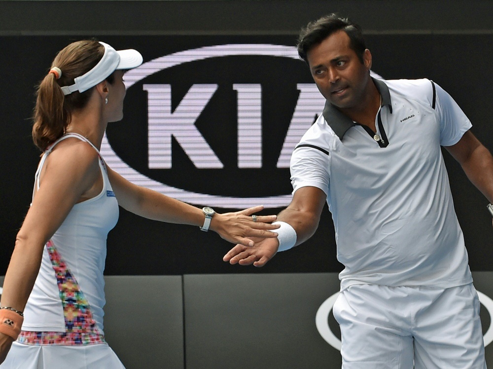 Martina Hingis und Leander Paes holen den Mixed-Titel