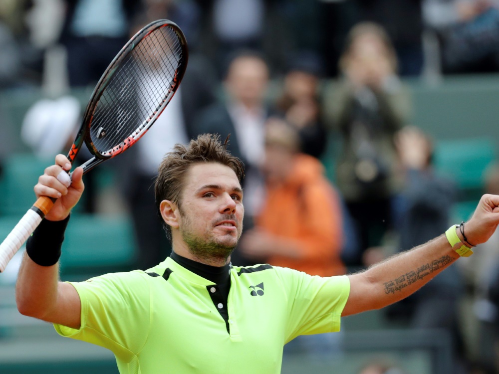 Wawrinka feiert Halbfinaleinzug bei den French Open
