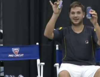 Marcus Willis 2014: Snickers und Cola beim Seitenwechsel