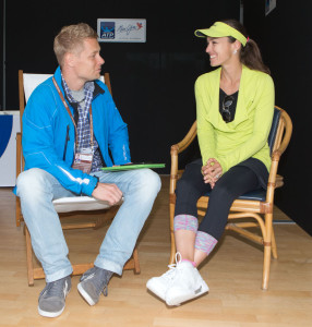 Martina Hingis (SUI) Interview Tennis - Wimbledon 2015 - Grand Slam ITF / ATP / WTA -  AELTC - London -  - Great Britain  - 5 July 2015.
